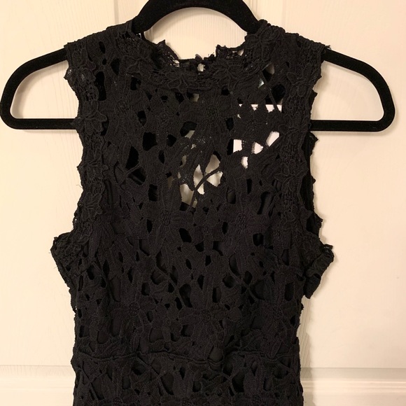Sexy black crocheted/lace dress - Picture 2 of 8
